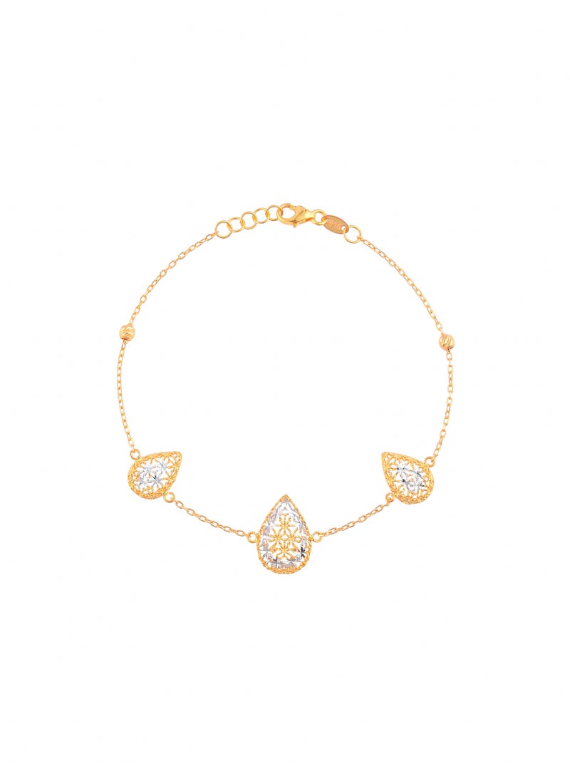 BAFLEH JEWELLERY - A Dazzling 22kt Gold Bracelet Awaited by Royalty - Image 1