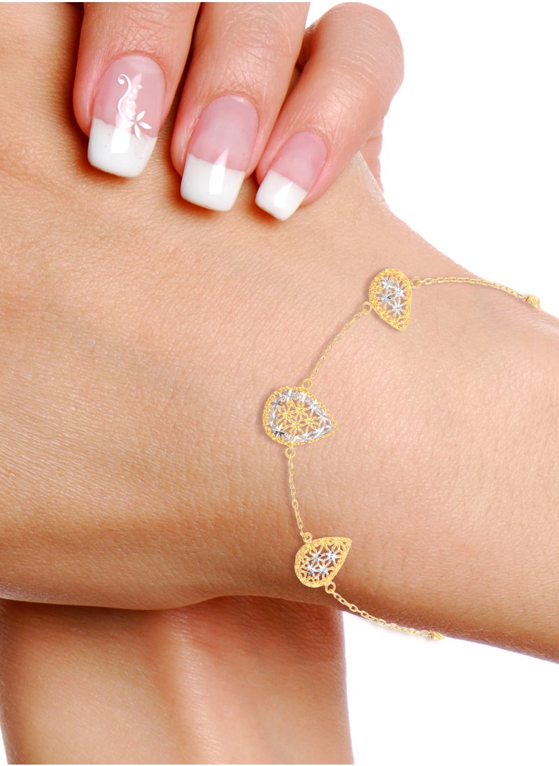 BAFLEH JEWELLERY - A Dazzling 22kt Gold Bracelet Awaited by Royalty - Image 1