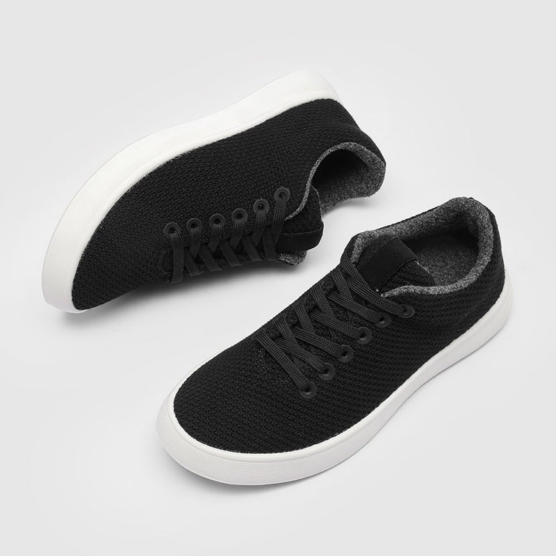 Men's Breathable Mesh Casual Lace-Up Shoes - Image 2