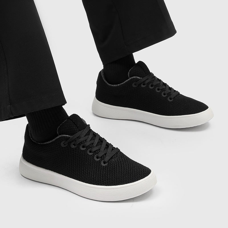 Men's Breathable Mesh Casual Lace-Up Shoes - Image 5