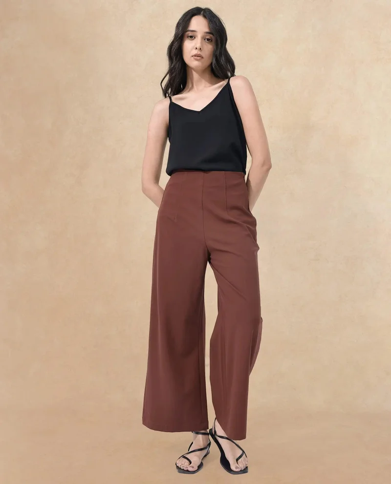 ريريزم Women's Vintage High Waisted Flared Pants