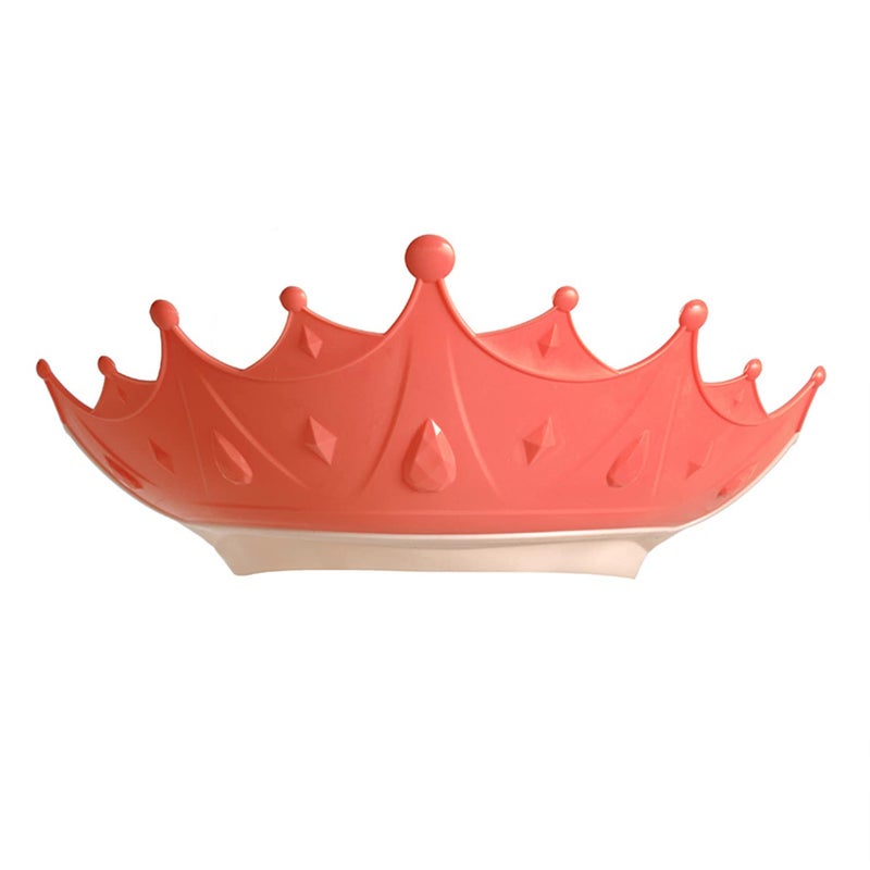 SYGA Baby Shampoo Shower Bathing Protection Bath Soft Cap Soft Adjustable Visor Hat for Toddler, Baby, Kids, Children(KentingRed) - Image 1