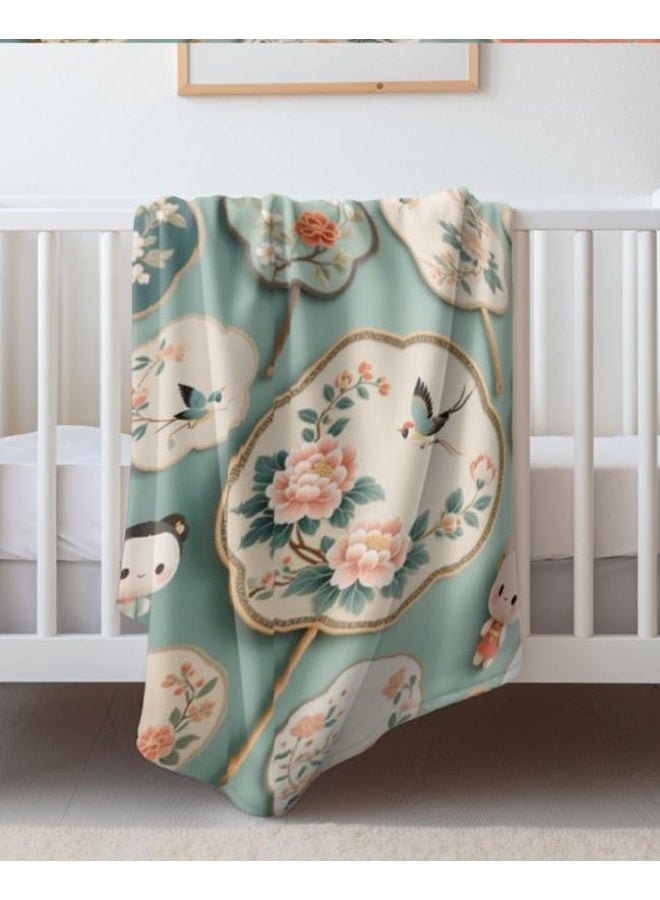 general Baby and children's cartoon flannel thin blanket (warm and comfortable, suitable for sleep, game use) 70cm*100cm - Image 4