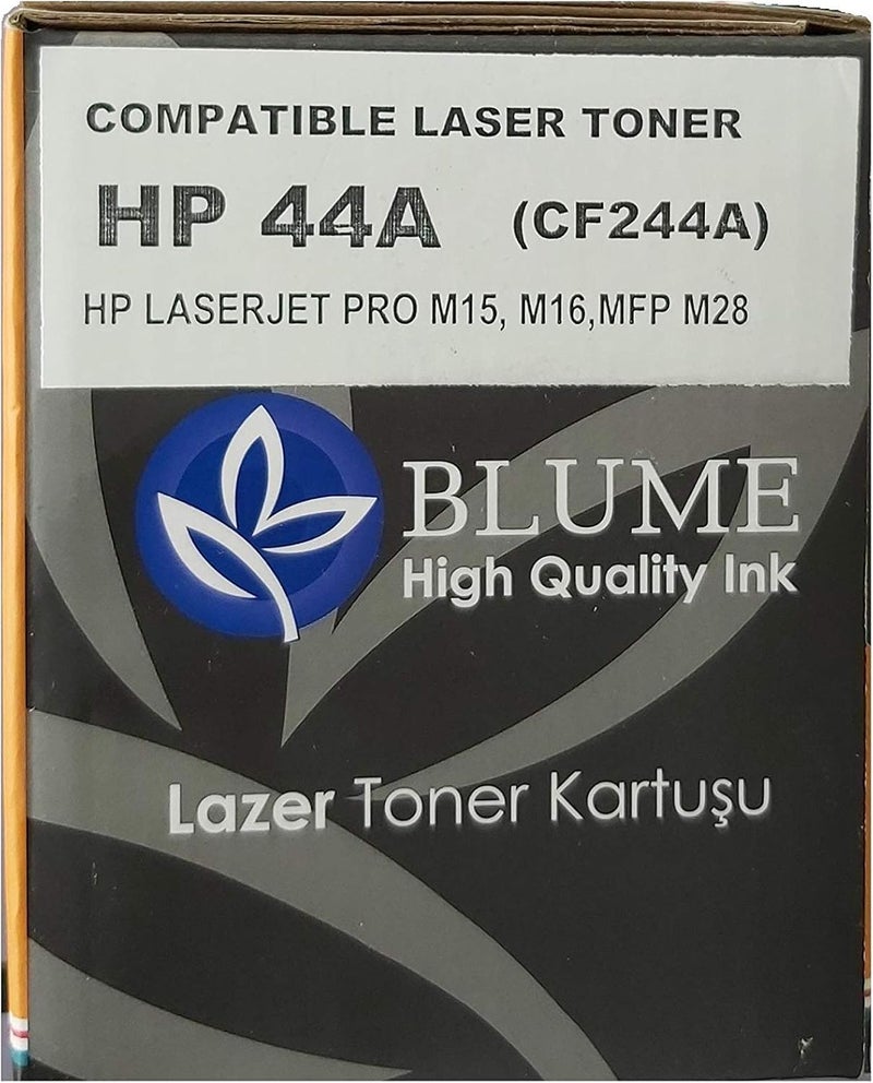 بلومي خرطوشة حبر أسود متوافقة من بلوم 44a CF244a تستخدم مع HP Laserjet M15 / M28 - Image 2