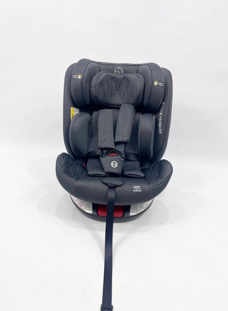 بورباي مقعد سيارة للأطفال من بورباي بتدوير ٣٦٠° وتقنية ISOFIX – أمان من الولادة حتى ٣٦ كجم - Image 3
