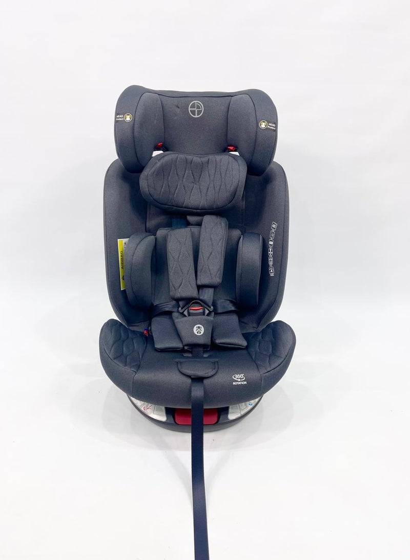 بورباي مقعد سيارة للأطفال من بورباي بتدوير ٣٦٠° وتقنية ISOFIX – أمان من الولادة حتى ٣٦ كجم - Image 4