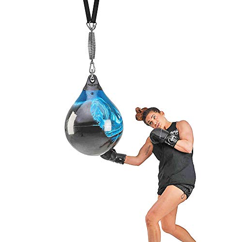 Dolibest Punching Bag Hangers Strap,Heavy Bag Hanger Strap with Spring and Carabiner for Home Gym Training Workout Fitness Conditioning Pull Ups and Dips Exercises Equipment （Black） - Image 2