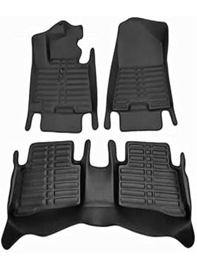 Premium 5D Car Floor Mats (3 Pieces) - Durable & Waterproof Interior Protection - Custom Fit & Anti-Slip for Daily Use - Image 1