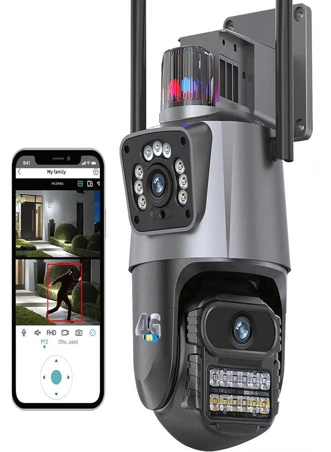 MAYUMI 66,2 Way Talk/Cloud Storage/Ai Motion Detect/SD Card/CCTV/Color Night Vision (Sim Based - Advance) | CCTV 360 PTZ Outdoor Indoor Dual Lens Dual View Security Camera - Image 1