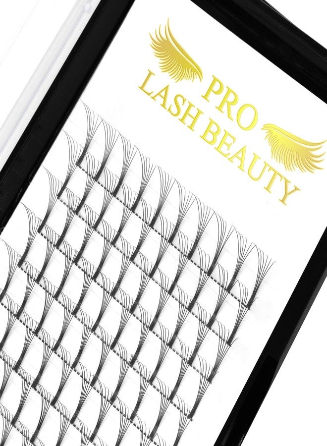 PRO LASHBEAUTY Premade Fans Eyelash Extensions 6D-C-0.10-16 Long Stem Premade Volume Eyelash Extensions .07 .10 Premade Volume Fans C D Curl(6D-C-0.10,16 mm) - Image 1