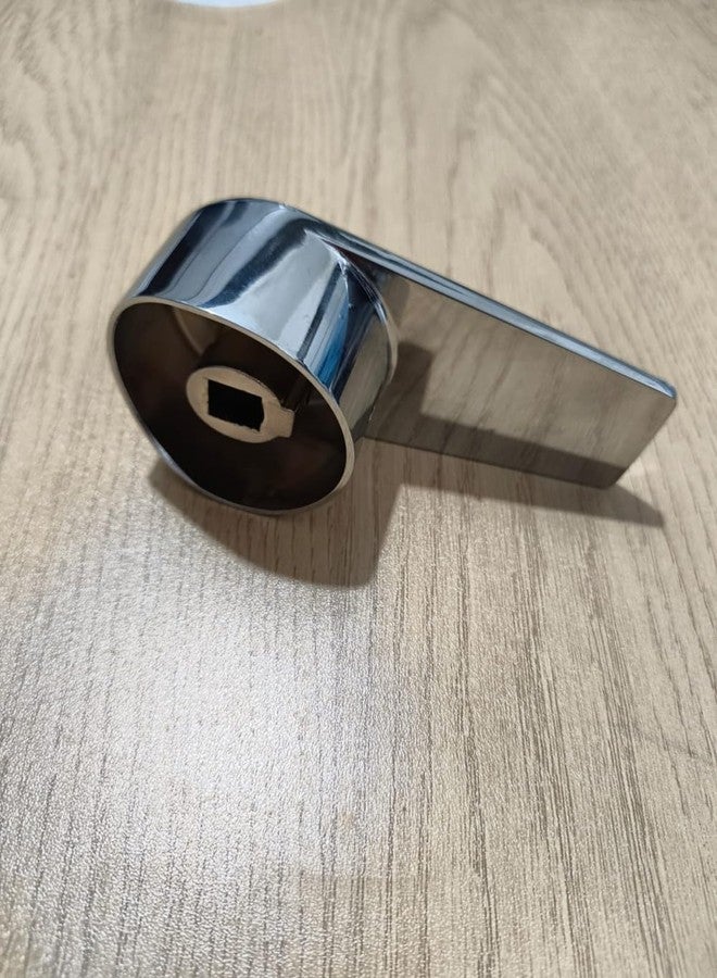 Ausam Stainless Steel 40MM Diverter Handle Suitable for Aria Model.Wall Mounted Chrome Finish with 40mm White Lever Handle Faucet for Bathroom/Kitchen Wash Basin - Image 4