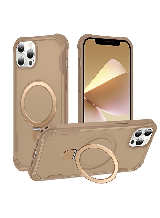 Zaboon Case For iPhone 12 Pro Max Yingcai Gears MagSafe Holder Shockproof Phone Case - Image 1