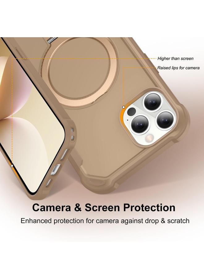 Zaboon Case For iPhone 12 Pro Max Yingcai Gears MagSafe Holder Shockproof Phone Case - Image 3