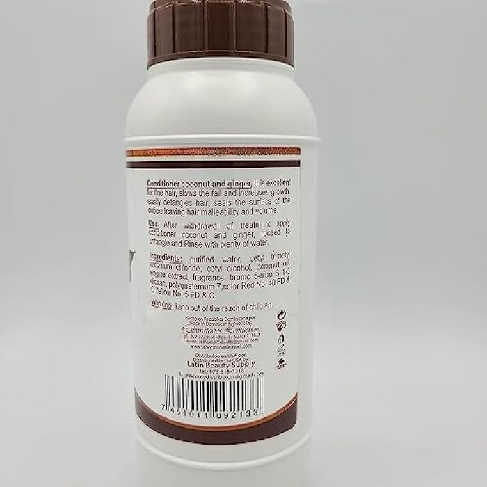 Lemuel Leche Cabra Coconut and Ginger Conditioner For Hair Loss 20oz - Image 2