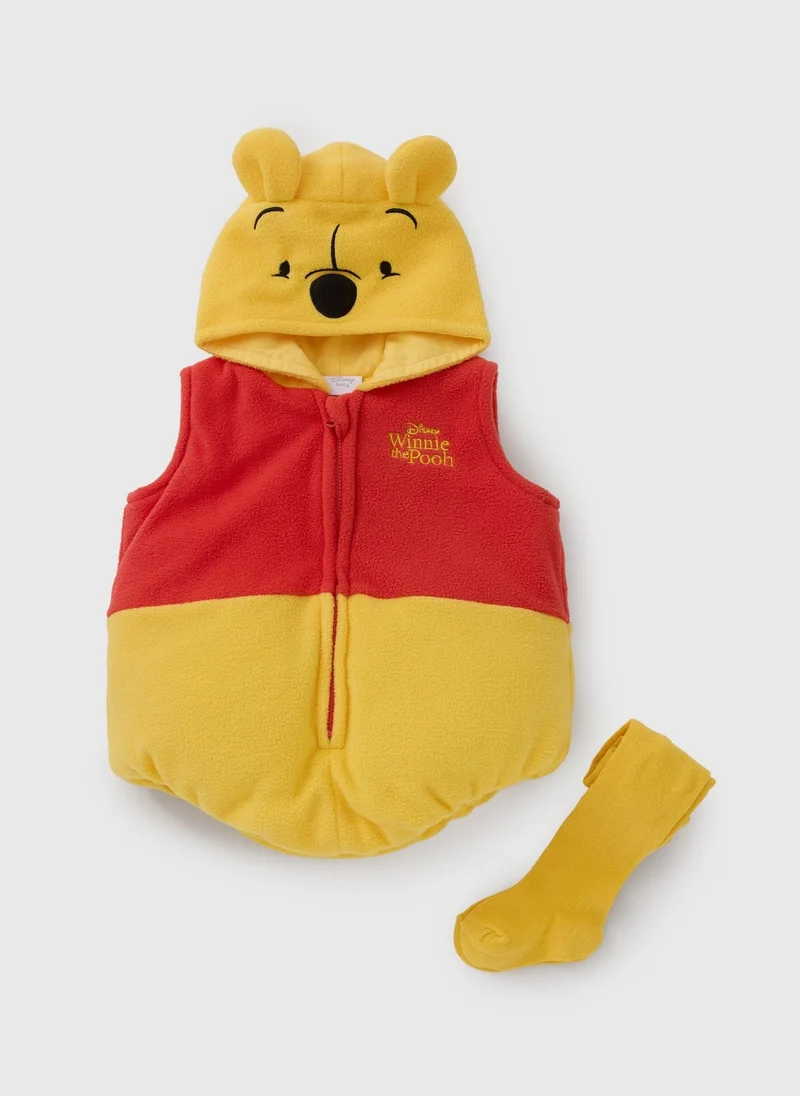 ماتلان Winnie The Pooh Baby Yellow Padded Suit Set