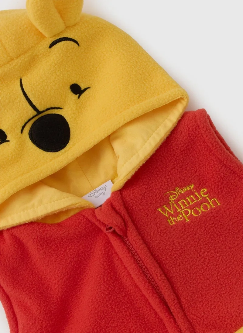 ماتلان Winnie The Pooh Baby Yellow Padded Suit Set