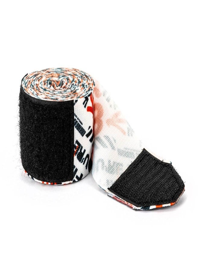 UFC Pattered Hand Wraps, Red/White Boxing and MMA - Image 3