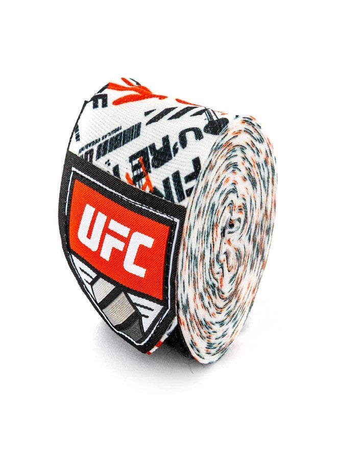 UFC Pattered Hand Wraps, Red/White Boxing and MMA - Image 2