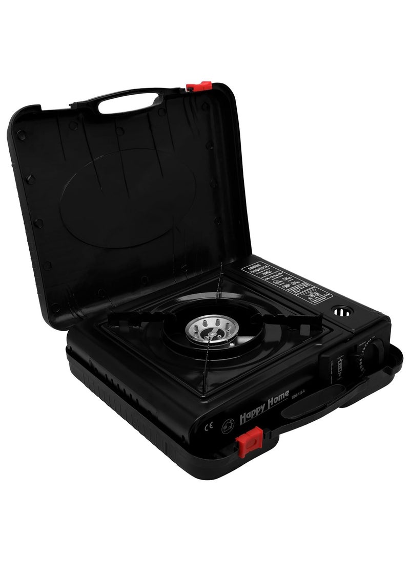 Happy Home - Portable Gas Stove 2 in 1 Outdoor Picnic Stove with Extra Side Nozzle for Installing Large Size Gas Cylinder Tube - Image 1