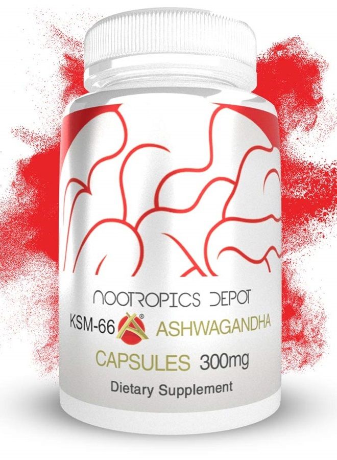 Nootropics Depot KSM-66 Ashwagandha Capsules | 300mg | 180 Count | Withania somnifera Extract | Ayurvedic Herb | Adaptogen Supplement | Stress + Promote Relaxation* | Energy, Memory + Focus* - Image 2