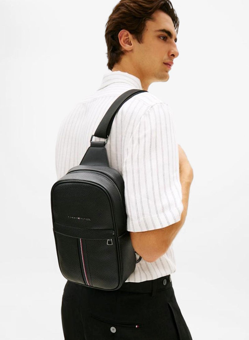 TOMMY HILFIGER Signature Tape Embroidery Sling Bag - Image 2