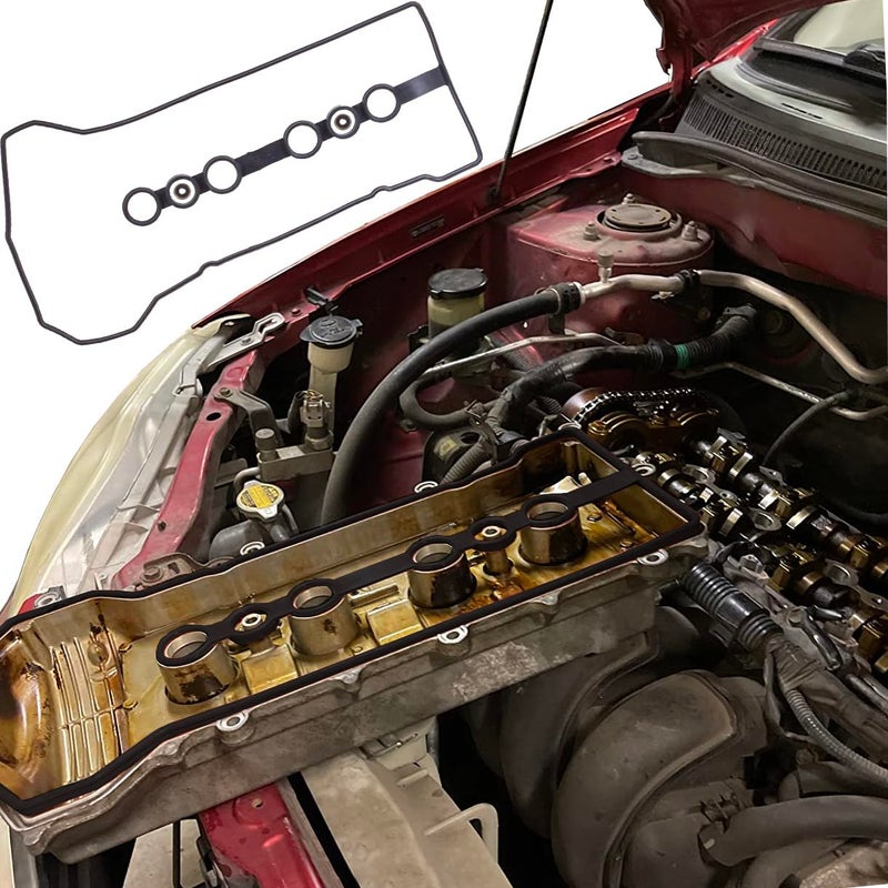 LYNSHINE VS50542R for Toyota Corolla Valve Cover Gasket Seal 1.8L& Gromets,Toyota Matrix Celica Mr2 Head Gasket Seal Chevrolet Chevy Prizm 2000 2001 2002 2003 2004 2005 2006 2007 2008 VC2024 036-1568. - Image 4