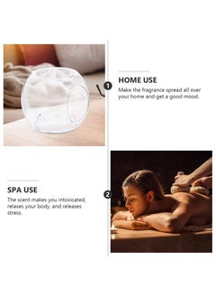 Sweet seven Clear Glass Tealight Candle Holder Oil Burner Essential Oil Burner by Scented Wax Melt Warmer Round Votive Candle Holders Aromatherapy Aroma Diffuser for Spa Yoga Bedroom and Home  - Image 4