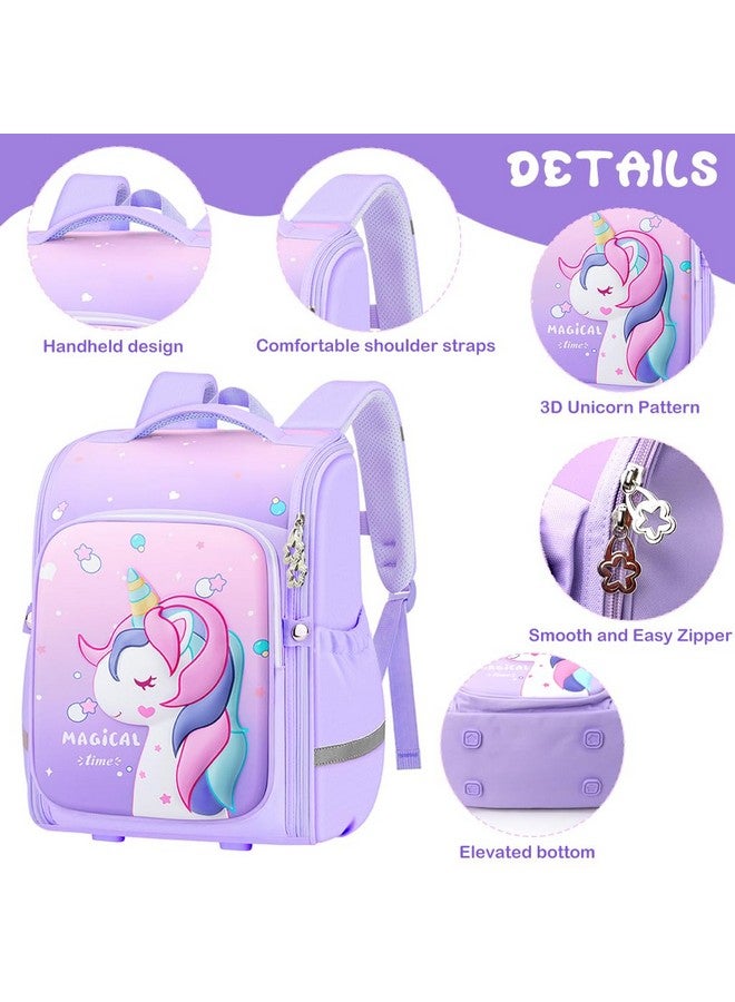  بالي حقائب PALAY® Unicorn للفتيات حقائب مدرسية أنيقة للفتيات حقائب مدرسية متينة ومقاومة للماء للأولاد والأطفال من سن 7 إلى 12 عامًا حقيبة ظهر لطيفة كبيرة الحجم كهدية عيد ميلاد للفتيات - Image 2