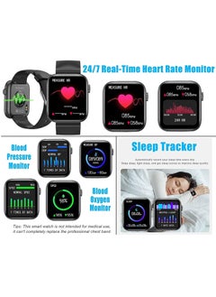 Smartwatch for Men Women with Bluetooth Call, Blood Oxygen Heart Rate Sleep Fitness Tracker Notification Weather 100 Sport Modes Smartwatch for Android iOS - pzsku/Z30276341D6476F5D07F9Z/45/_/1693556787/88087106-a970-43ac-80d9-569790709fd3