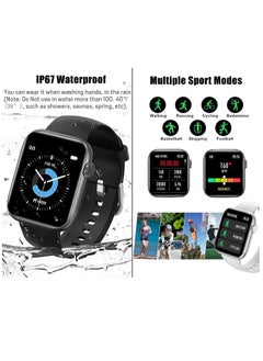 Smartwatch for Men Women with Bluetooth Call, Blood Oxygen Heart Rate Sleep Fitness Tracker Notification Weather 100 Sport Modes Smartwatch for Android iOS - pzsku/Z30276341D6476F5D07F9Z/45/_/1693556788/ba31fac2-1c39-4569-bf19-0fe02b449628