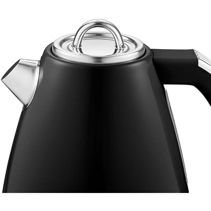 Swan Retro 15 Litre Jug Kettle Black With 360 Degree Rotational Base 3Kw Fast Boil Easy Pour Sk19020Bn - Image 4