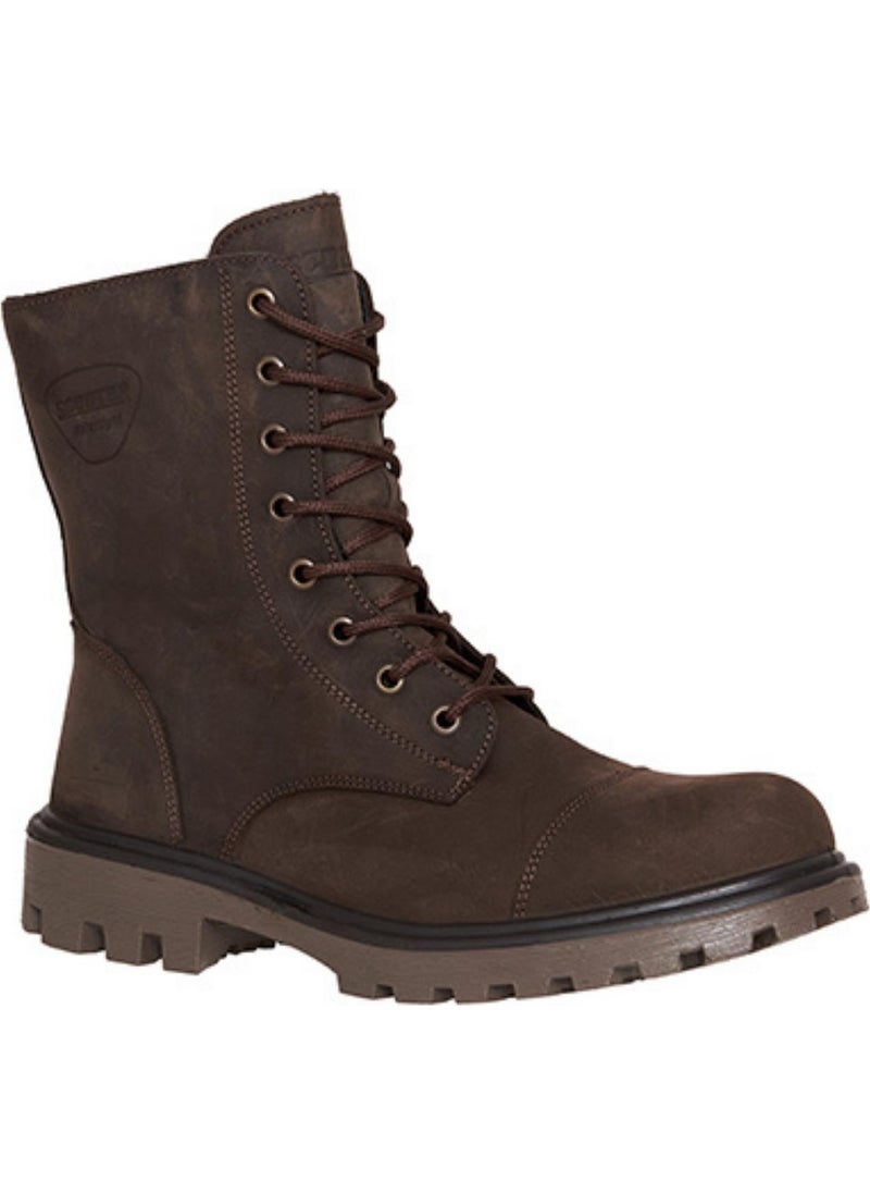 Scooter  - Waterproof Leather Brown Women's Boots Z7107NKA - Image 1