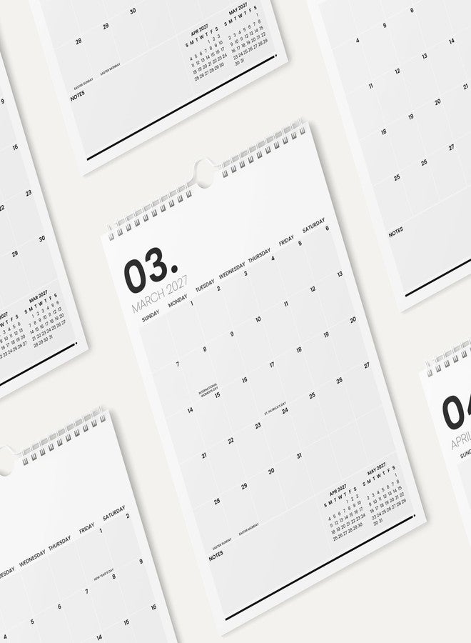 Karto Wall Calendar 2026 - Vertical 11x17 inch January 2026 to June 2027 - Boost Your Productivity and Easy Planning with the Aesthetic Monthly Calendar - Minimalist - Image 4