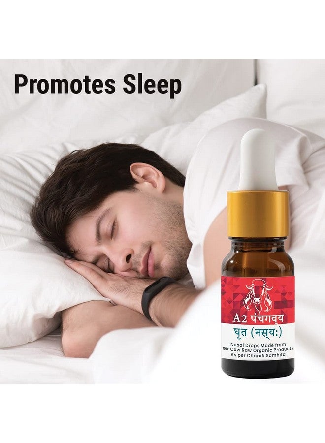 Ph A2 Panchgavya Ghrit Nasya Nasal Drops|Effective In Snoring Sinus Vata Pita Kapha And Nasal Issues Iso Fda Gmp Certified - Image 2