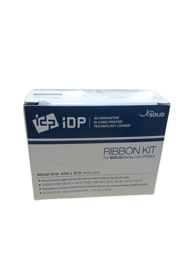 IDP Solid Black Ribbon, 1200 Prints, Compatible with SOLID-510 Series | 653155
