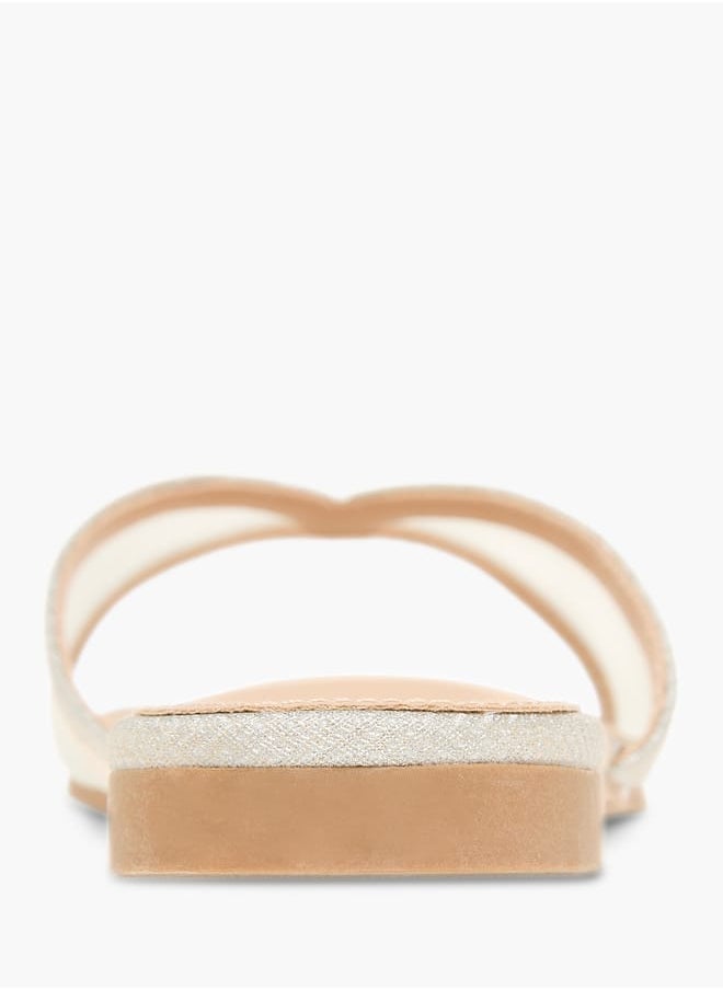 Flora Bella By Shoexpress Women Textured Slip-On Sandals  - Image 5