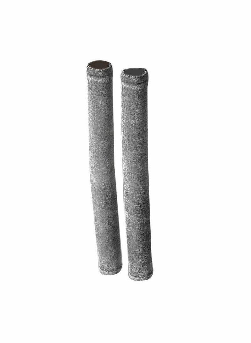 2 قطعة من أغطية مقبض باب الثلاجة بلون سادة ومقابض الثلاجة وقفازات واقية مضادة للانزلاق وأغطية أجهزة المطبخ (رمادي فاتح) - Image 2