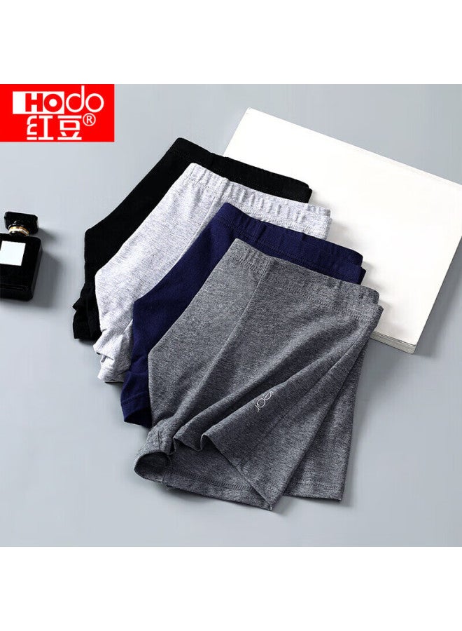 Hongdou Men's Cotton Comfortable Elastic Men's Boxer Briefs Set Of Four 180/86a - Image 4