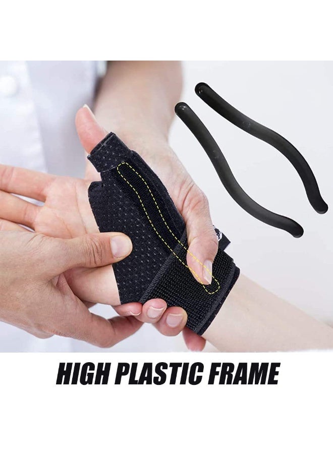 FDTY مثبت الإبهام القابل للانعكاس CMC المصنوع من نسيج Spacer القابل للتنفس، جبيرة Spica، إبهام مختطف لـ BlackBerry Thumb، إصبع الزناد، إبهام الأم، دعامة الإبهام والمعصم الرياضية - Image 2