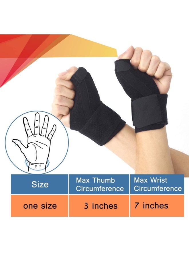 FDTY مثبت الإبهام القابل للانعكاس CMC المصنوع من نسيج Spacer القابل للتنفس، جبيرة Spica، إبهام مختطف لـ BlackBerry Thumb، إصبع الزناد، إبهام الأم، دعامة الإبهام والمعصم الرياضية - Image 4