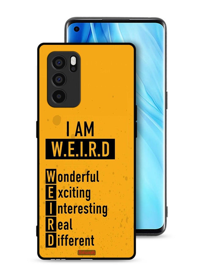 Tolwak Oppo Reno6 Pro 5G Protective Case Cover I Am Weird - Image 1
