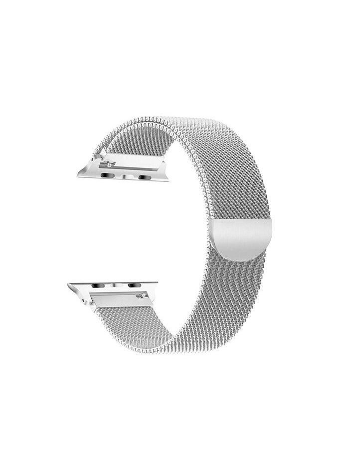 Generic - Replacement Band Compatible with Apple Watch 45mm / 44mm / 42mm, Stainless Steel Strap Metal Bracelet for Apple Watch Series 7 6 5 4 3 2 SE - Image 1