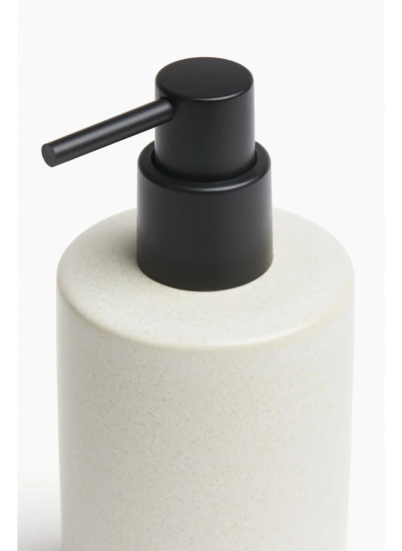 H&M Stoneware soap dispenser