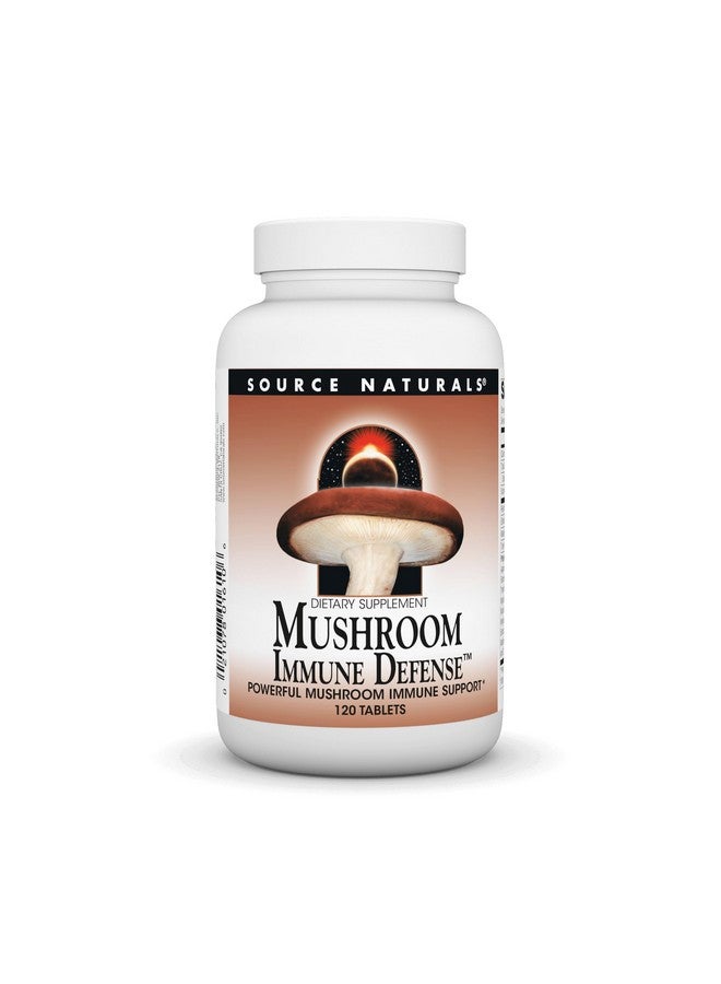 Source Naturals Mushroom Immune Defense, 120 Tablets - Image 1
