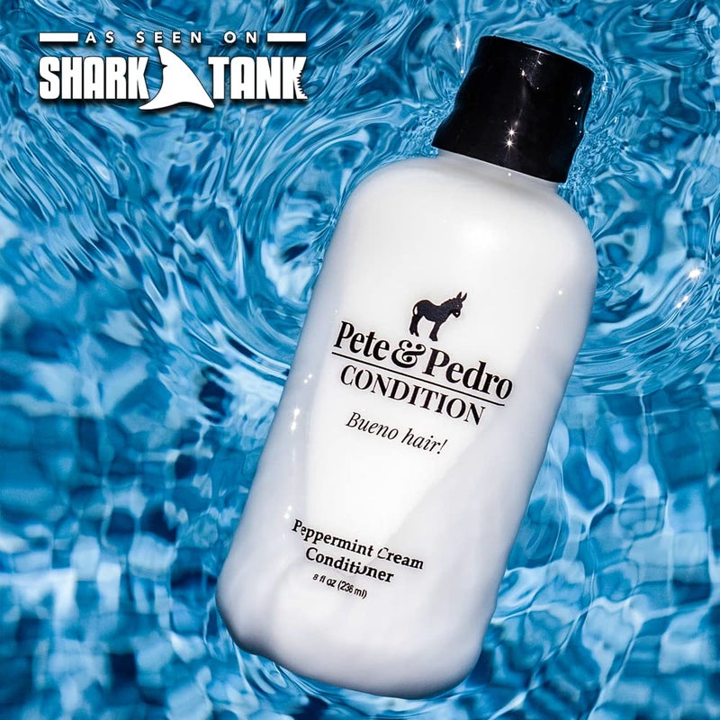 Pete & Pedro PEPPERMINT CONDITION - Peppermint Daily Haircare Conditioner for Men & Women | Creamy Conditioner Hydrates & Heals Dry, Damaged Hair | As Seen on Shark Tank, 8.5 oz. - Image 5