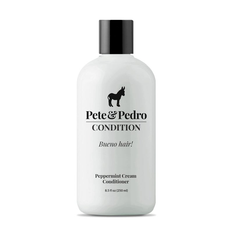Pete & Pedro PEPPERMINT CONDITION - Peppermint Daily Haircare Conditioner for Men & Women | Creamy Conditioner Hydrates & Heals Dry, Damaged Hair | As Seen on Shark Tank, 8.5 oz. - Image 1