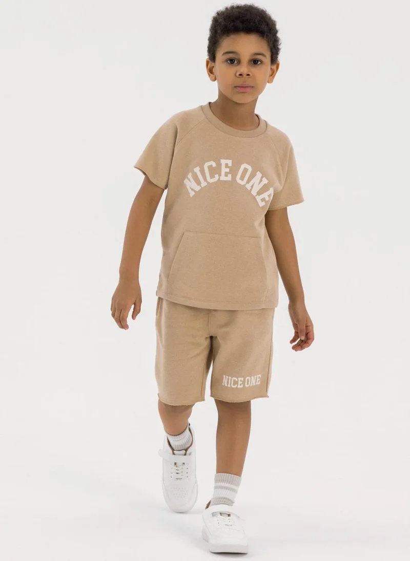 مينوتي Kids Boys  Boys  Short Sleeve T-Shirt And Shorts Set