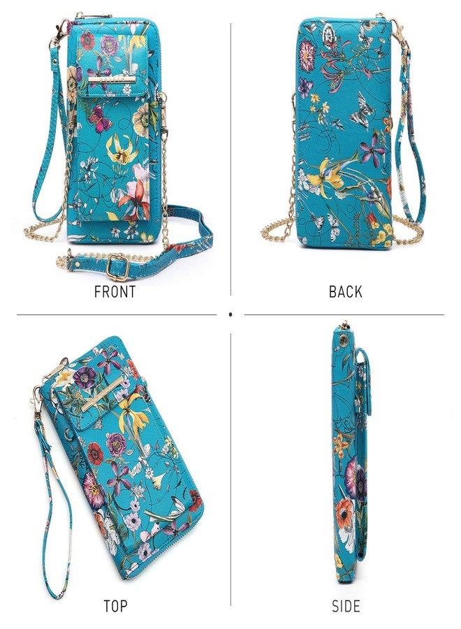 Dasein Crossbody Bag Phone Purse Handbag for Women Shoulder Bag Credit Card Wristlet Wallet with Multi Pockets - Image 3