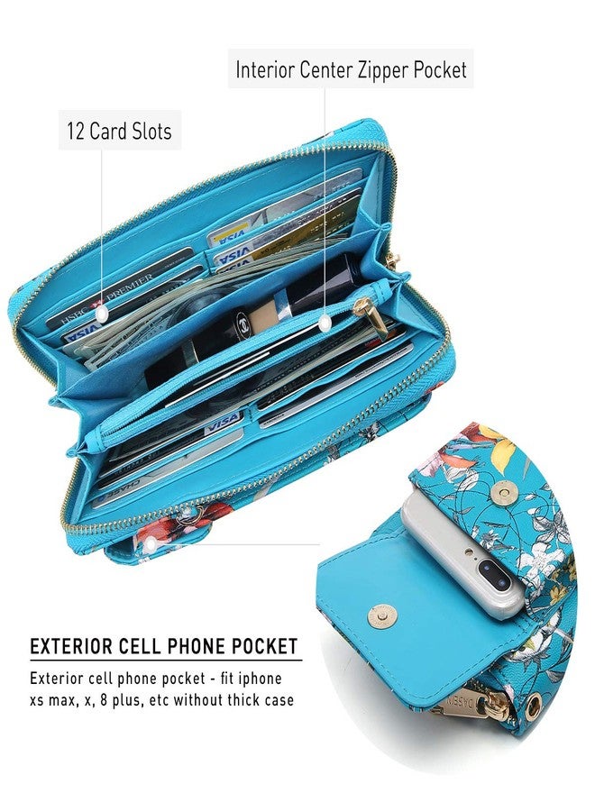 Dasein Crossbody Bag Phone Purse Handbag for Women Shoulder Bag Credit Card Wristlet Wallet with Multi Pockets - Image 5