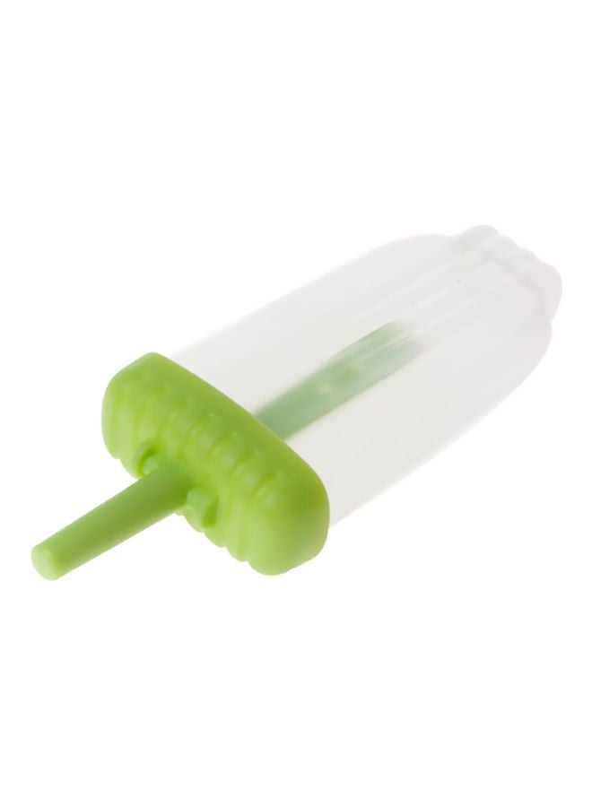 6-Piece Ice Cream Popsicle Molds Green/Clear - Image 4